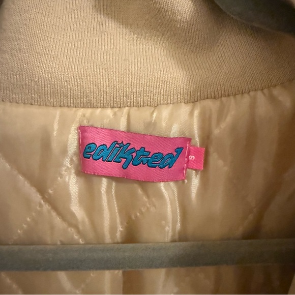 Edikted Women’s Reckless Tan Bomber Jacket Size S - Picture 5 of 5